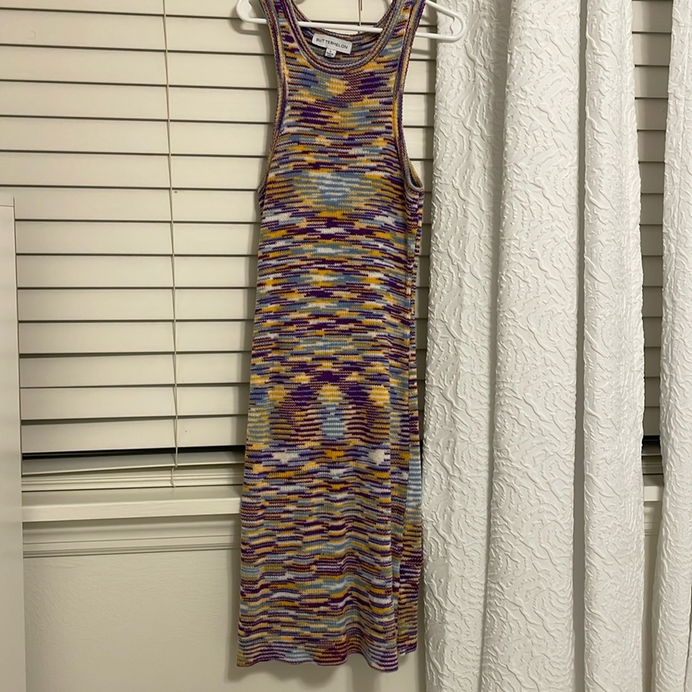 Knit mini dress